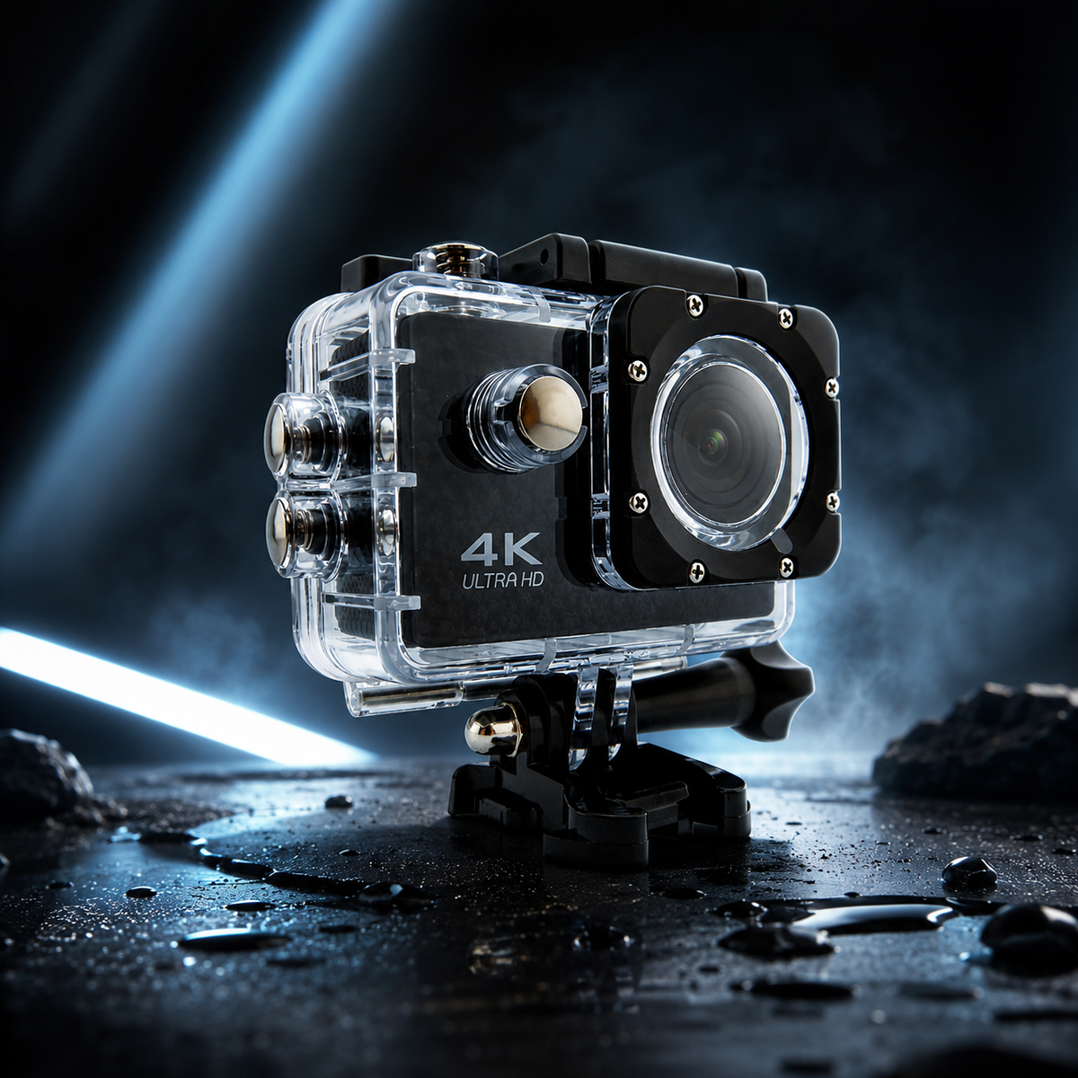 🔥 Cámara Deportiva 4K Action Cam + Carcasa Acuática + Control de Muñeca